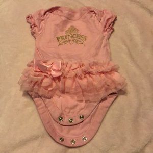 Onesie pink tutu